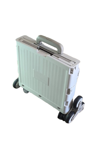 Collapsible Rolling Cart with Stair Climbing Wheels