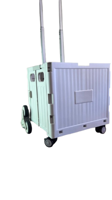 Collapsible Rolling Cart with Stair Climbing Wheels