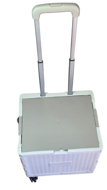 Collapsible Rolling Cart with Stair Climbing Wheels