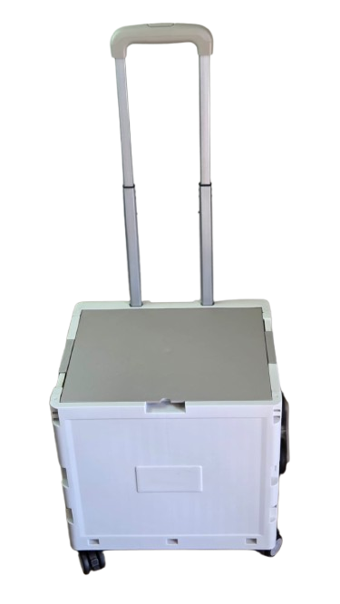 Collapsible Rolling Cart with Stair Climbing Wheels