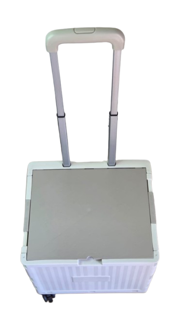 Collapsible Rolling Cart with Stair Climbing Wheels