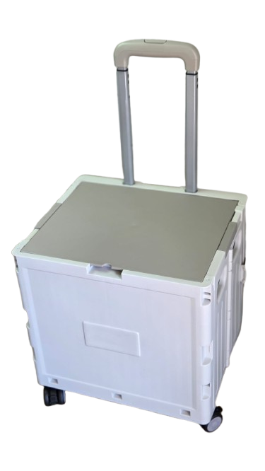 Collapsible Rolling Cart with Stair Climbing Wheels