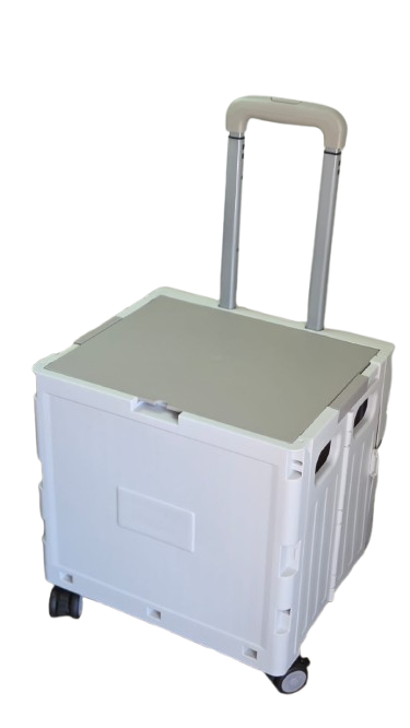 Collapsible Rolling Cart with Stair Climbing Wheels